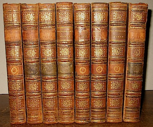 Henry Saint-John Bolingbroke Works. New edition in eight volumes 1809 London Blakader